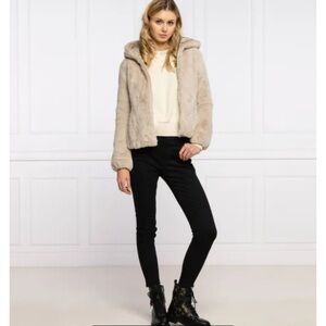 Save The Duck Laila Faux Fur Reversible Hooded Jacket  - SMALL